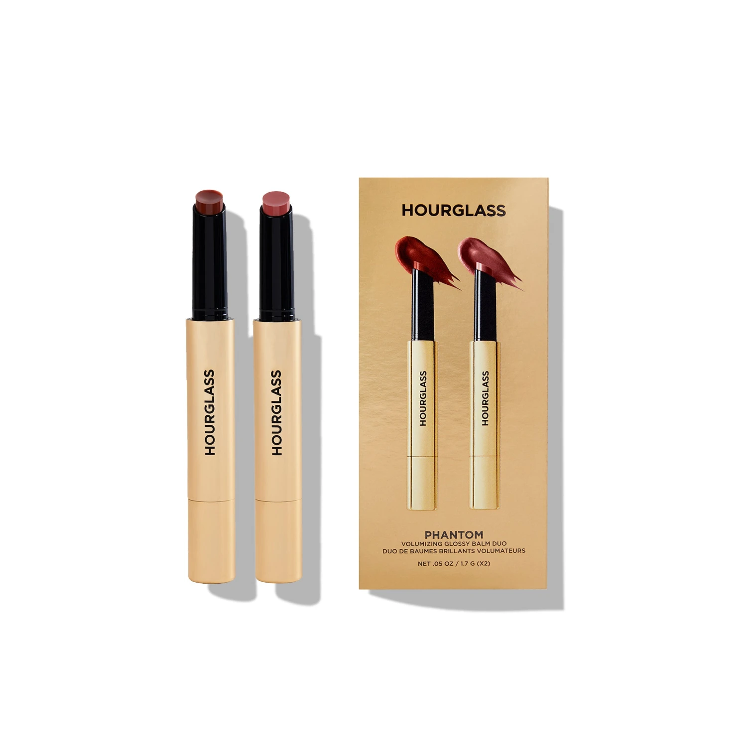 PHANTOM VOLUMIZING GLOSSY BALM DUO 1 PHANTOM VOLUMIZING GLOSSY BALM DUO