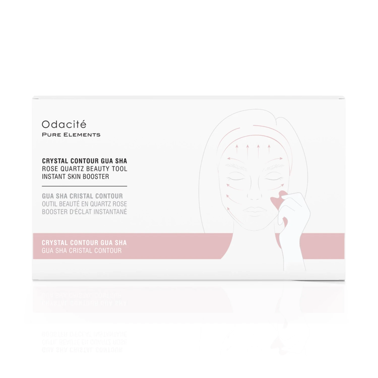 CRYSTAL CONTOUR GUA SHA - ROSE QUARTZ 2 CRYSTAL CONTOUR GUA SHA - ROSE QUARTZ - Image 2