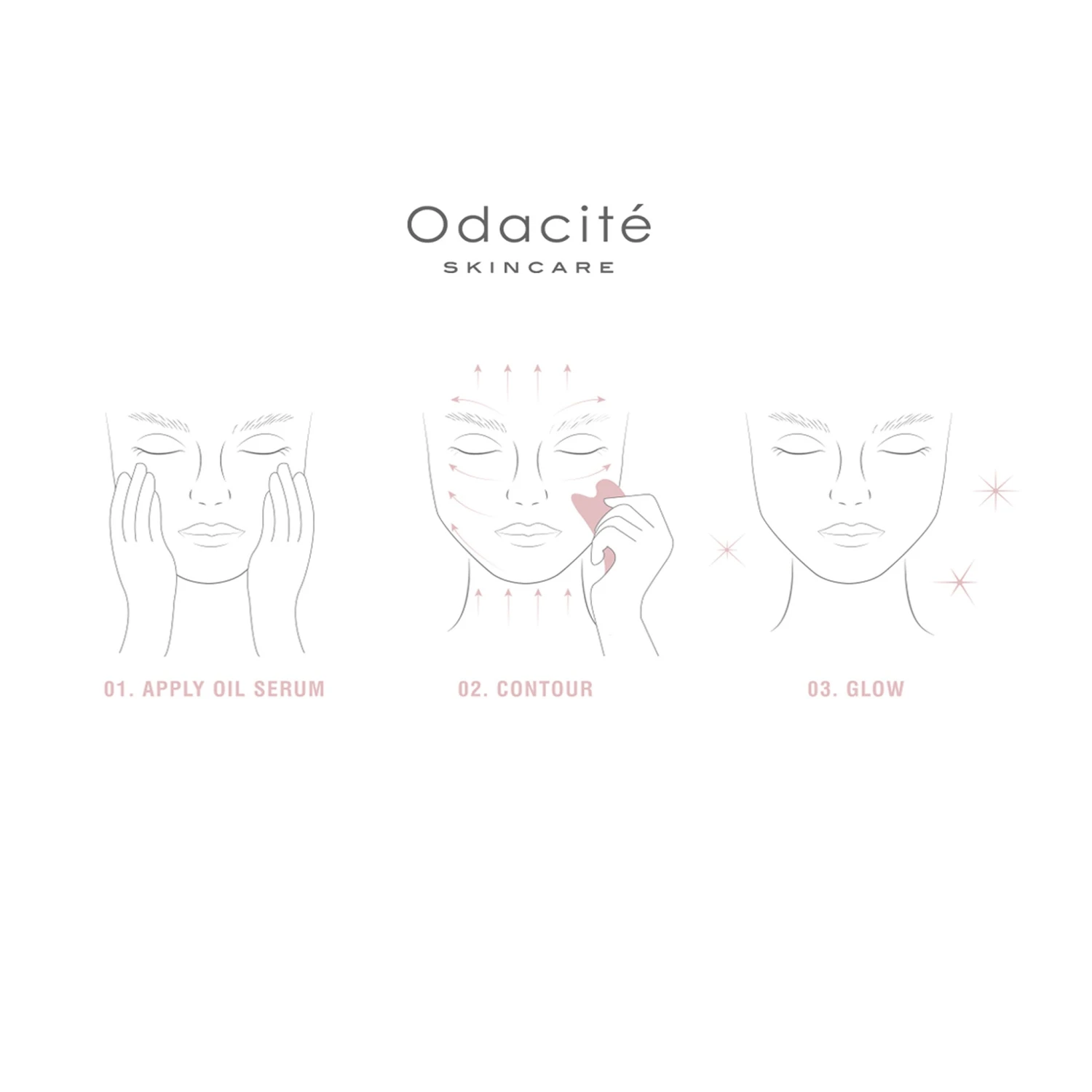 CRYSTAL CONTOUR GUA SHA - ROSE QUARTZ 4 CRYSTAL CONTOUR GUA SHA - ROSE QUARTZ - Image 4